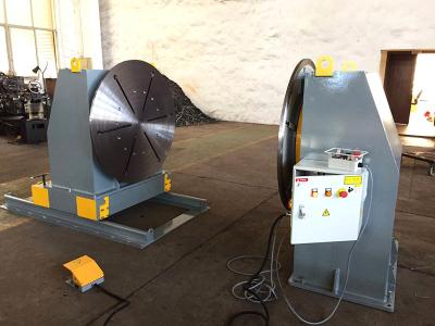 China Head / Tail Stock Pipe Welding Positioners , Welding Turn Table for sale
