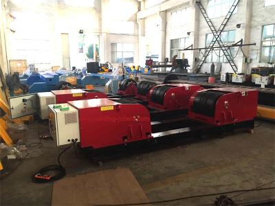 China Large 200T Pipe Welding Rotator PU Wheel ,Wind Tower Tank Turning Welding Rollers for sale