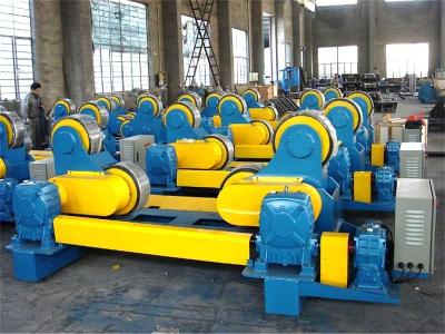 China Wireless Control Welding Pipe Stands with Rollers, Self Adjustment 80T Heavy Duty Pipe Stands for sale