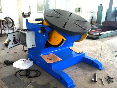 China 4500lbs Capacity Tilting Rotary Pipe Welding Positioners with Motor Driven Speed Regulation for sale