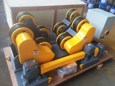 China Heavy Duty Pipe Roller Stands, 20T 30T Pipe Rollers For Welding , Self Aligning for sale