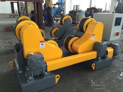 China 500 - 3500 mm Dia Self Aligning Pipe Turning Rollers / Pipe Turning Rolls With 20T Capacity for sale