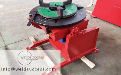 China 300kg Small Welding Turn Table With Chuck , Rotary And Tiltling Welding Positioner for sale