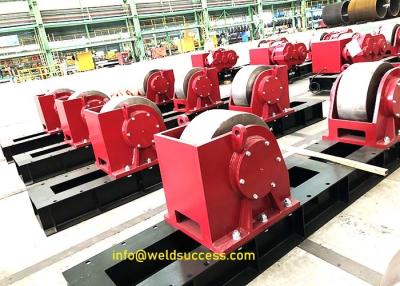 China Steel Wheel Pipe Welding Rollers, 60T Tank Turning Roller Support With CE Certification for sale