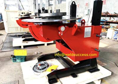 China Height Adjust 3 Tons Rotary Welding Turntable With Chuck for sale