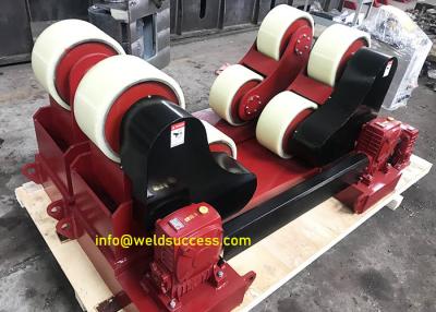 China Self Aligning Tank Turning Rolls, Pipe Welding Rotator With Wireless Hand Control And Foot Pedal for sale
