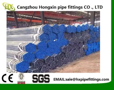 China 1/2-8 Galvanized Round Steel Pipe/ Round Steel Tube/ Galvanized Hollow Section Steel Pipe In HeBeing Hongxin for sale