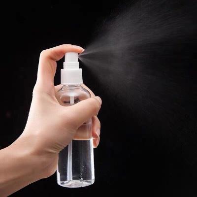 China 30ml 50ml 100ml Empty PET Plastic Pump Sanitizer Spray Bottles Disinfection Alcohol Spray Bottle Suppliers for sale