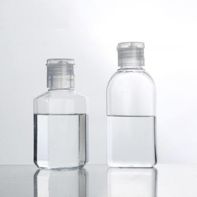 China Plastic Material and PET Plastic Type Transparent Plastic Bottle With Flip Top Cap for sale