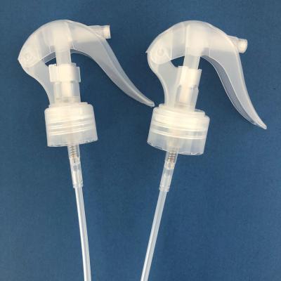 China 24/410 white cosmetic plastic trigger sprayers for lotion bottles hand trigger sprayer pump for sale