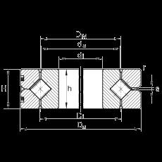 Crossed roller bearing