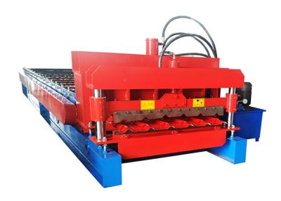 China Fully Automated Glazed Tile Roll Forming Machine PLC Step Tile Making Machine for sale