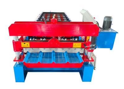 China Glazed Tile Ibr Stone Coated Roofing Sheet Roll Forming Machine 15-20m/min for sale