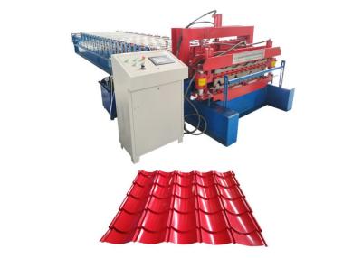 China Rib Roof / Corrugated Steel Panel Roll Forming Machine With Hydraulic Driving System for sale