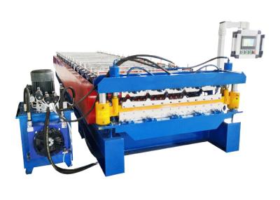 China Wall Sheet Portable Metal Roof Roll Forming Machine Material Expand Width 1250mm for sale