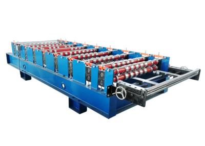 China Manual Control Roof Panel Roll Forming Machine Power Supply 380V 60HZ 3 PHASES for sale