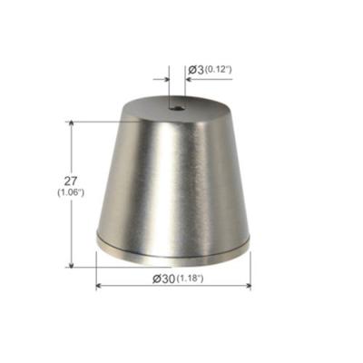 Chine Nickel plaqué en laiton trapézoïdal cylindrique YW86278 d'attachement de plafond à vendre