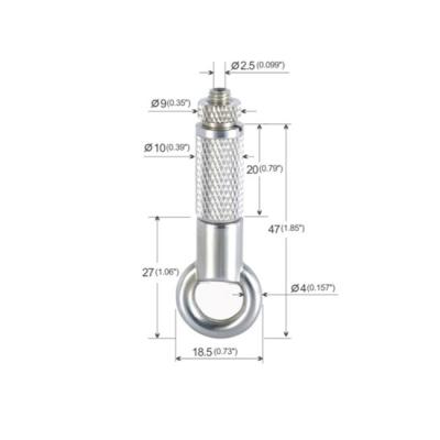China Prendedores materiais do fio do aperto de Brass+Iron para o cabo de aço inoxidável YW86416 à venda