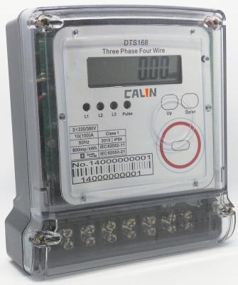 China Backlit Lcd Prepaid Electricity Meters 5A Digital Electric Meter Remote Control for sale