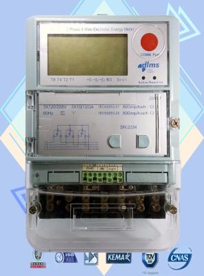 China DLMS / COSEM Load Profiling Digital Kwh Meter 2.5 KG Prepaid Electricity Meters for sale