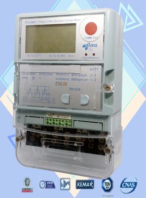 China Automated Reading Commercial Electric Meter , Three Phase Electricity Meter for sale