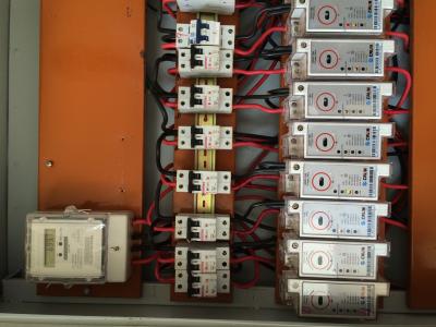 China Mozambique Din Rail KWH Meter , Single Phase Prepaid Electricity Meter With Split CIU for sale