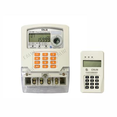China Single Phase Smart IP54 Prepaid Electricity Meter With RF Module for sale