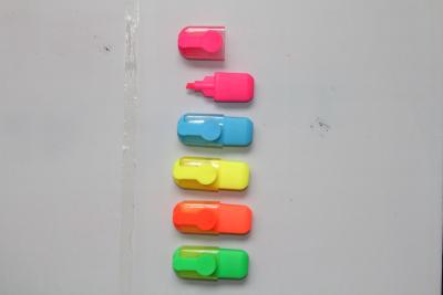 China high quality Mini Highlighter,Multi colorful scented highlighter marker, rainbow highlighter for sale