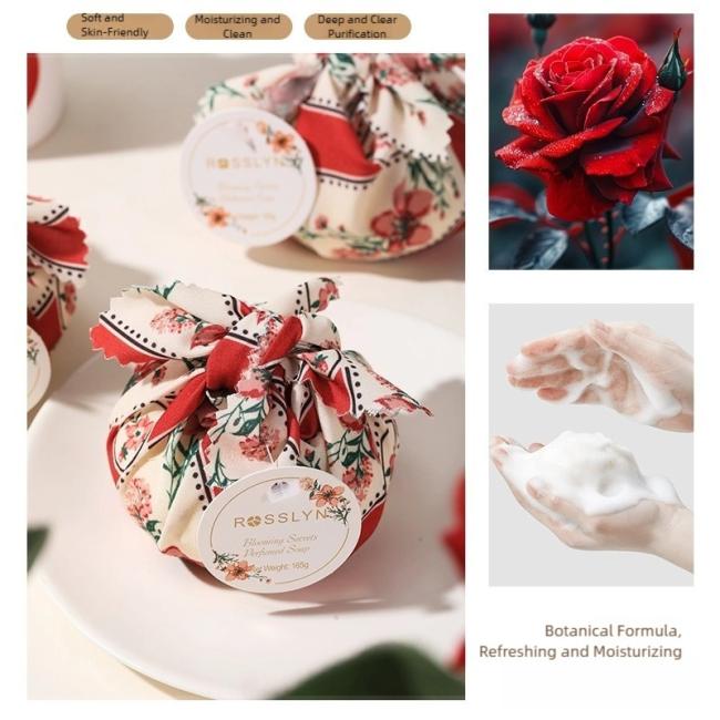 Garden Whisper Perfume Soap in use demonstration