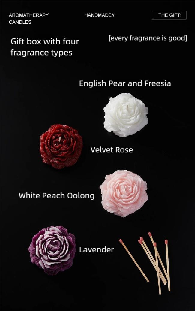 Eco-friendly soy candle in decorative setting