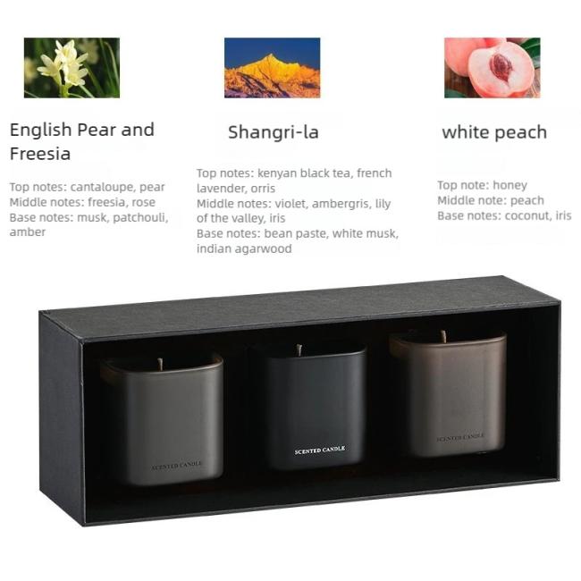 Premium candle packaging and presentation