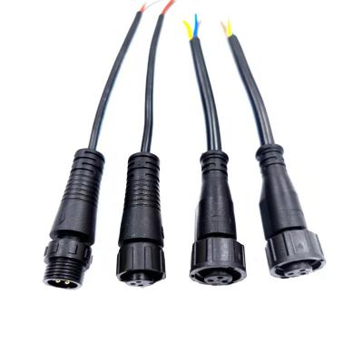 China Injection Molded M12 8 Pin Female Connector , Outdoor Power Connector 15A for sale