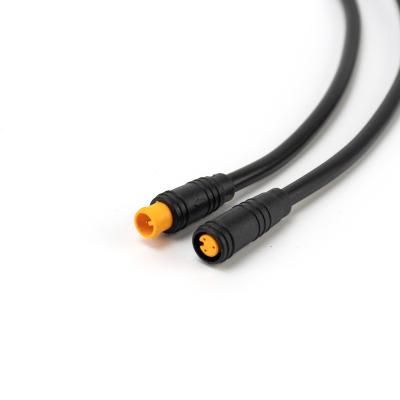Chine Genre hommes-femmes de Pin M6 du cable connecteur IP65 6 d'Ebike de serrure de poussée à vendre