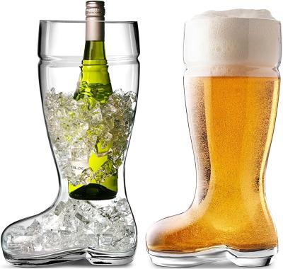 China 1210ml Creative Das Boot Drinking Glass Transparent For Event for sale