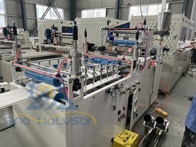 China 380v 50hz 3 Phase PVC Wall Panel Machine 37kW With Laminating And Hot Stamping Machine for sale