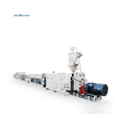 China 380V 50HZ 3Ph Automatic HDPE/PP Plastic Pipe Extrusion Line Size 20-110mm for sale