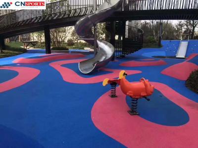China EPDM Rubber Flooring ISO Outdoor Playground Rubber Mats for sale