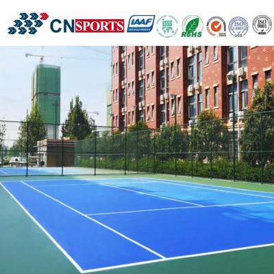 Chine Plancher sportif sûr et confortable pour les courts de tennis et revêtement avec certificat ITf à vendre