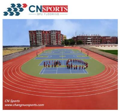 China Anti UV Rubber Athletic Running Track with IAAF Approved for sale