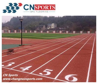 China Easy Installation Fire Resistant Running Track Anti UV Rubber Running Track for sale