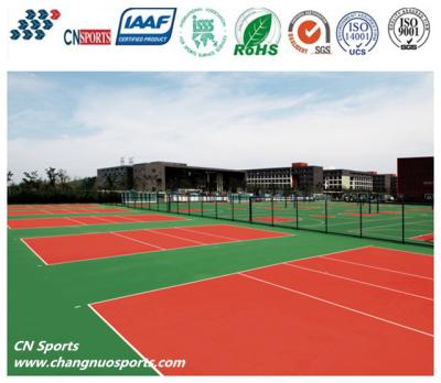 China 63 Slid Friction Silicon PU Tennis Flooring for School ,Anti-Slid and High Rebound for sale