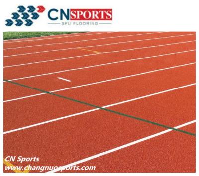 Chine 13mm EPDM Granules Sandwich PU Running Track For Gym And Stadium à vendre
