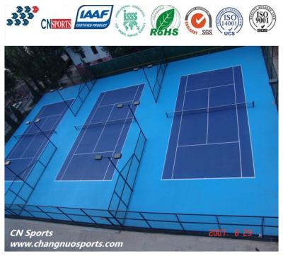 China ITF Outdoor Tennis Court Flooring for sale