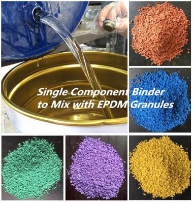 China Construction Crumb Rubber Polyurethane Binder Water Emulsion for sale