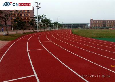 China Soundproof EPDM Running Track , 13mm Sports Running Track for sale