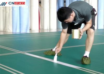 China Plastic Indoor Badminton Court Flooring 7mm UV Coating for sale