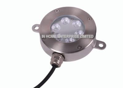 China 6 x 1W Outdoor LED Underwater Light 12V Blue IP68 Water Resistance for sale