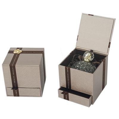 China Filp Perfume Packaging Box CMYK Color Printing Gift Box With Drawer for sale