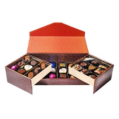 China Hand Made Rotatable Gift Boxes For Food Chocolate Biscuit for sale