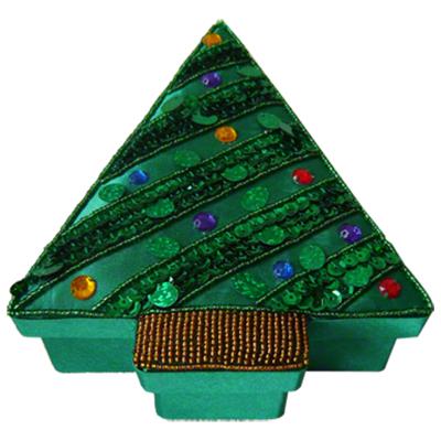China OEM/ODM Custom Toy Packaging Boxes Green Christmas Tree Shape for sale